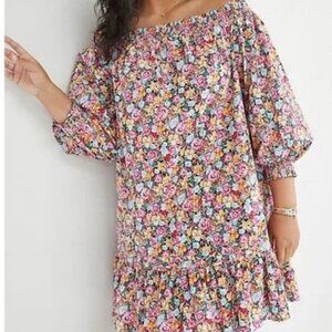 Maeve Off The Shoulder Floral Dress